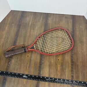 Vintage AMF Head Professional Racquet Racquetball Leather Handle 3-7/8" Grip